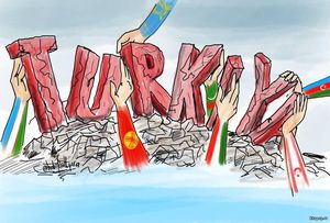 Ýer yranmasynda üç karikatura: kim dost, kim duşman!