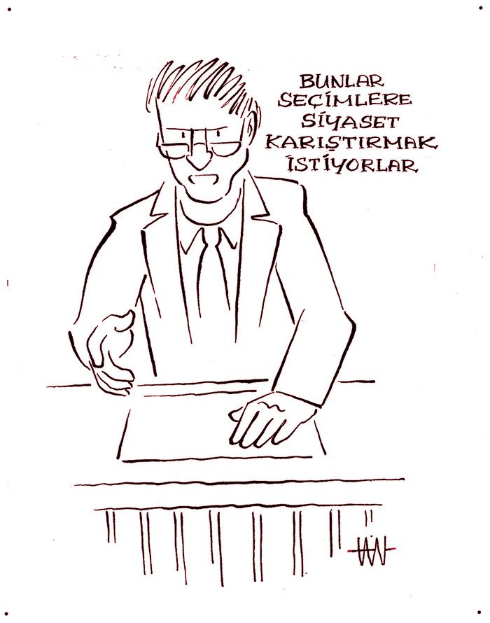 Suratkeş Tan Oralyñ 2024-nji ýylyñ mart aýyndaky karikaturalary