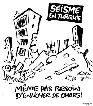 Ýer yranmasynda üç karikatura: kim dost, kim duşman!